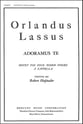 Adoramus Te SATB choral sheet music cover